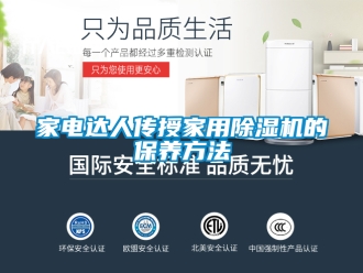 常見問(wèn)題家電達(dá)人傳授家用除濕機(jī)的保養(yǎng)方法