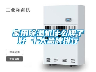 企業(yè)新聞家用除濕機(jī)什么牌子好 十大品牌排行