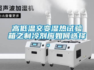 常見問題高低溫交變濕熱試驗(yàn)箱之制冷劑應(yīng)如何選擇。
