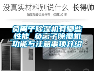 行業(yè)新聞負(fù)離子除濕機(jī)有哪些性能 負(fù)離子除濕機(jī)功能與注意事項(xiàng)介紹