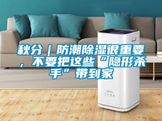 常見問題秋分｜防潮除濕很重要，不要把這些“隱形殺手”帶到家