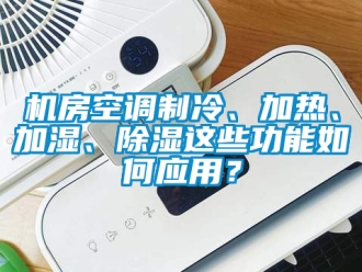 行業(yè)新聞機房空調(diào)制冷、加熱、加濕、除濕這些功能如何應用？