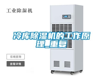 行業(yè)新聞冷庫除濕機的工作原理_重復