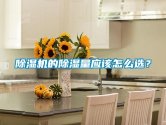 常見問題除濕機的除濕量應該怎么選？