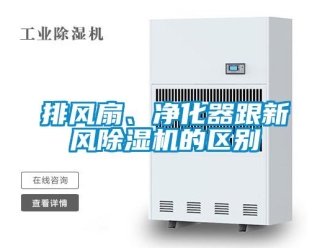 行業(yè)新聞排風(fēng)扇、凈化器跟新風(fēng)除濕機(jī)的區(qū)別