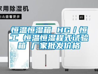 知識百科恒溫恒濕箱 HG／恒工 恒溫恒濕程式試驗箱 廠家批發(fā)價格
