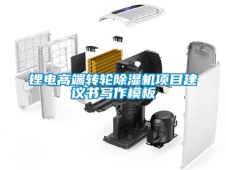 常見問題鋰電高端轉(zhuǎn)輪除濕機項目建議書寫作模板