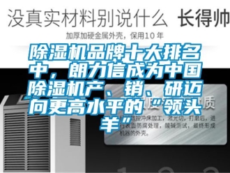 企業(yè)新聞除濕機品牌十大排名中，朗力信成為中國除濕機產(chǎn)、銷、研邁向更高水平的“領(lǐng)頭羊”