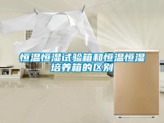 知識百科恒溫恒濕試驗箱和恒溫恒濕培養(yǎng)箱的區(qū)別