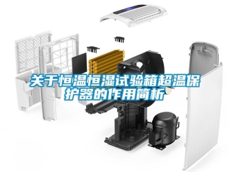 知識百科關于恒溫恒濕試驗箱超溫保護器的作用簡析