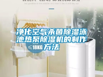 行業(yè)新聞凈化空氣殺菌除濕泳池?zé)岜贸凉駲C(jī)的制作方法