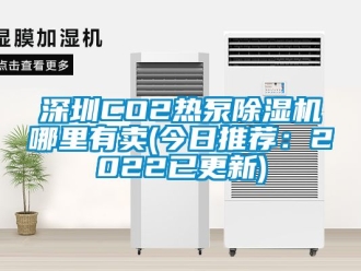 行業(yè)新聞深圳CO2熱泵除濕機(jī)哪里有賣(mài)(今日推薦：2022已更新)