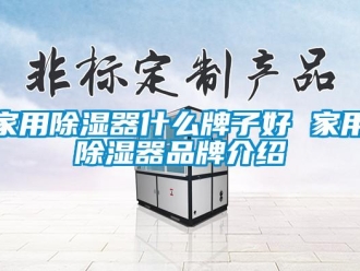 行業(yè)新聞家用除濕器什么牌子好 家用除濕器品牌介紹