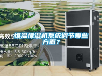 知識(shí)百科恒溫恒濕機(jī)系統(tǒng)調(diào)節(jié)哪些方面？