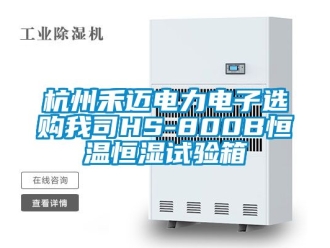 知識(shí)百科杭州禾邁電力電子選購(gòu)我司HS-800B恒溫恒濕試驗(yàn)箱