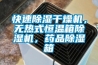 快速除濕干燥機，無熱式恒溫箱除濕機，藥品除濕箱