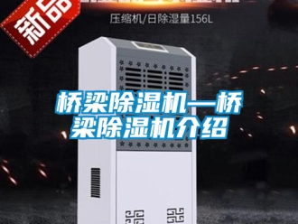 行業(yè)新聞橋梁除濕機—橋梁除濕機介紹