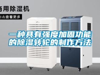 常見問題一種具有強度加固功能的除濕轉(zhuǎn)輪的制作方法