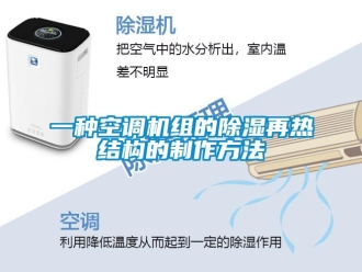 行業(yè)新聞一種空調(diào)機(jī)組的除濕再熱結(jié)構(gòu)的制作方法