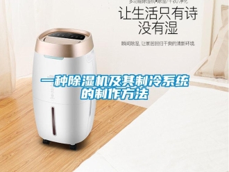 行業(yè)新聞一種除濕機及其制冷系統(tǒng)的制作方法