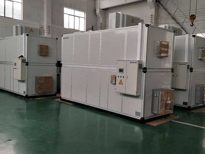 濟(jì)南銘威化工鋰電池鈷酸鋰零下40℃露點，三臺全新風(fēng)轉(zhuǎn)輪除濕機(jī)組